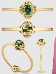 GUCCI グッチ】トルマリン インターロッキングG リング 8号 - メルカリ