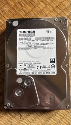 TOSHIBA DT01ACA200 2TB HDD 本体 - メルカリ