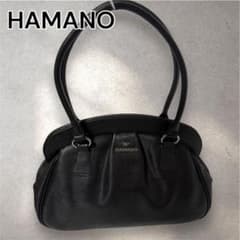 濱野 ハマノ トートバッグ ハンドバッグ がま口 皇室御用達 HAMANO