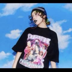 【仲里依紗】RE. アールイードット3rdアニバーサリーＴシャツ　ブラックのサムネイル