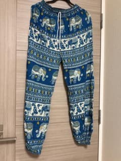 エスニック柄 ステテコ イージーパンツ お値下げします！のサムネイル