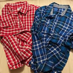 チェックシャツ　UNIQLO 2点セットのサムネイル
