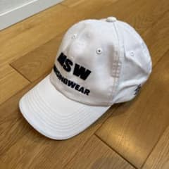 MSW Mansingwear マンシングウェア　ホワイトキャップ　ほぼ新品のサムネイル