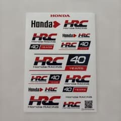 Honda HRC 40周年記念 ステッカーシートのサムネイル