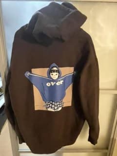 [over print] ひもびよーんパーカー　Lサイズのサムネイル