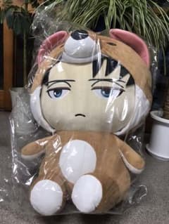 進撃の巨人 リヴァイ あにまるっこ ぬいぐるみ Lサイズのサムネイル