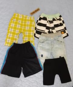 男の子　夏服　ハーフパンツ　まとめ売りのサムネイル