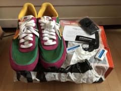 【スニダンより購入】nike sacai ld waffle pinegreenのサムネイル