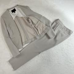 iCB アイシービー セットアップ ジャケット パンツ スーツ ノーカラー