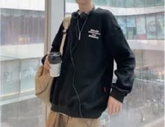 トレーナーグリーン2XL　スウェット　バックプリント　オーバーサイズのサムネイル