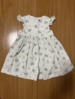 PETIT BATEAU 花柄ワンピース 86cm 24mのサムネイル