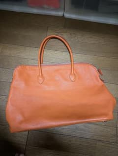 furboオレンジ レザー トートバッグのサムネイル