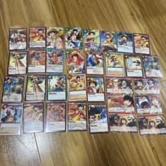 ミラクルバトルカードダス ワンピース モンキー・D・ルフィ まとめ　32枚のサムネイル
