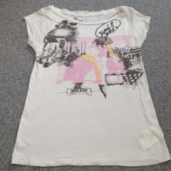 DIESEL 半袖Tシャツ グラフィックプリント 　生成りカラー XSのサムネイル