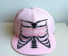 ヨッシー様　Supreme スケルトンデザイン ベースボールキャップ　ピンク ヨッシー様 Supreme スケルトンデザイン ベースボールキャップ ピンク