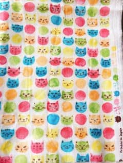 ダブルガーゼ　ねこのサムネイル