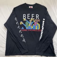PUNK DRUNKERS ビール グラフィックTシャツ Lのサムネイル