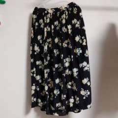 GLOBAL WORK 花柄ロングスカートのサムネイル