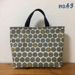 no. ４３   トートバッグ  ハンドメイドのサムネイル