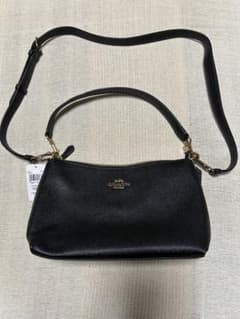 新品 COACH コーチ ブラック ショルダーバッグのサムネイル