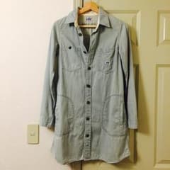 タイムセール♡【Lee♡】着用少♡ロペピクニック購入 ♡デニム シャツ ワンピ♡のサムネイル