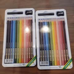 三菱鉛筆 色鉛筆 12色セット 2セットのサムネイル