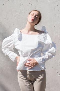 Rejina Pyo Michelle Blouse ブラウス ホワイト - メルカリ