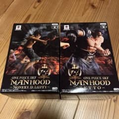 ワンピース MANHOOD ルフィ ゼット フィギュア 2種セット - メルカリ