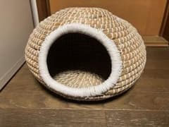 猫ちぐら★自然の物なので猫ちゃんはリラックス♪通気性も良く避難にも最適♪のサムネイル