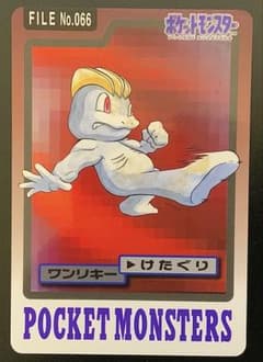 ワンリキー ポケモンカードダス FILE No.066 - メルカリ