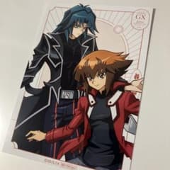 遊戯王GX コラボカフェ 特典 カード 十代&ヘルカイザー亮 - メルカリ