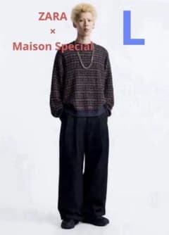 美品 ZARA メゾンスペシャル ワイドパンツ - メルカリ