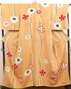 正絹・アンティーク錦紗地袷着物・昭和のお品 - メルカリ