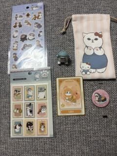 mofusand グッズ 4点セット シール 巾着 マスコットのサムネイル