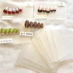 ネイルチップ台紙♡プラスチックプレート100枚セットのサムネイル