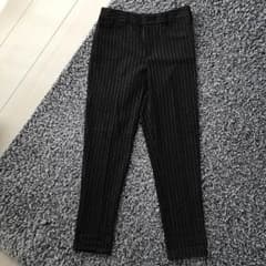 ストライプパンツ 黒のサムネイル