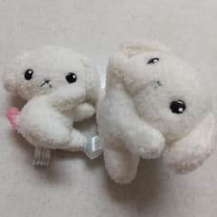 サンエックス ぶるぶるどっぐ マグネット ぬいぐるみ ピンク水色　のしっぽ サンエックス ぶるぶるどっぐ マグネット ぬいぐるみ ピンク水色 の