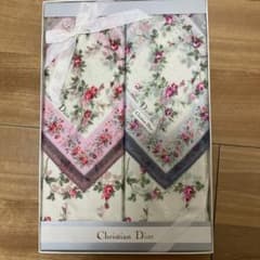 Christian DIOR ハンカチ2枚セットのサムネイル