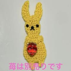 ⁂ うさぎ　⁂ レース編み　⁂ ワッペン　⁂のサムネイル
