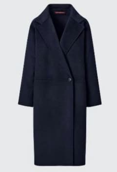 新品　UNIQLO コントワードコトニエ　ダブルフェイス　ロングコート ユニクロ公式 | ダブルフェイスロングコート（コントワーデ