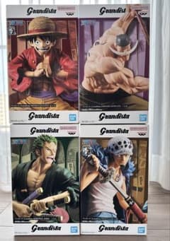 ワンピース ルフィ ゾロ トラファルガーロー 白ひげ フィギュア プライズ品
