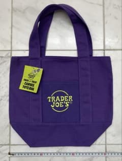 Trader Joe's ハロウィン限定 トートバッグ パープルのサムネイル