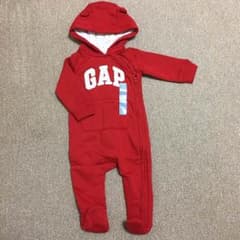 新品！babygap くま耳付きカバーオールのサムネイル