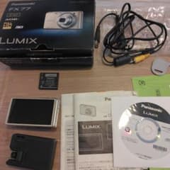 ​ジャンクPanasonic LUMIX DMC-FX77 ゴールド 付属品完備のサムネイル