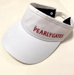 【PEARLY GATETS】ゴルフ　バイザー　ホワイトのサムネイル