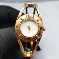 ​【電池新品】ELLE EL5900 バングルウォッチ レディース 腕時計