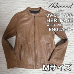 Ashwood レザージャケット Mサイズ ブラウン - メルカリ