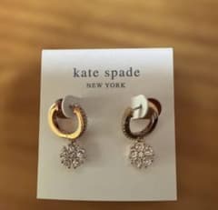 kate spade フープピアス ゴールドのサムネイル