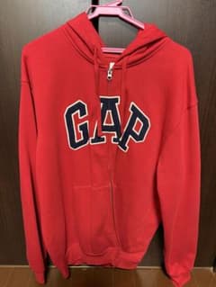 GAP ジップアップパーカー レッドのサムネイル