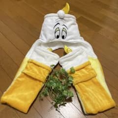 ディズニー　マフラーファンキャップ　美女と野獣　ルミエール　ビースト Disney - ディズニー 美女と野獣 マフラー ファンキャップ ビースト